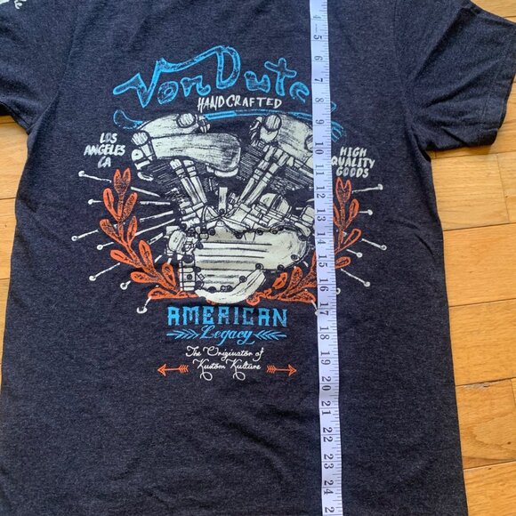 Von Dutch “American Legacy” Handcrafted Graphic Tee – Size S - Picture 5 of 8